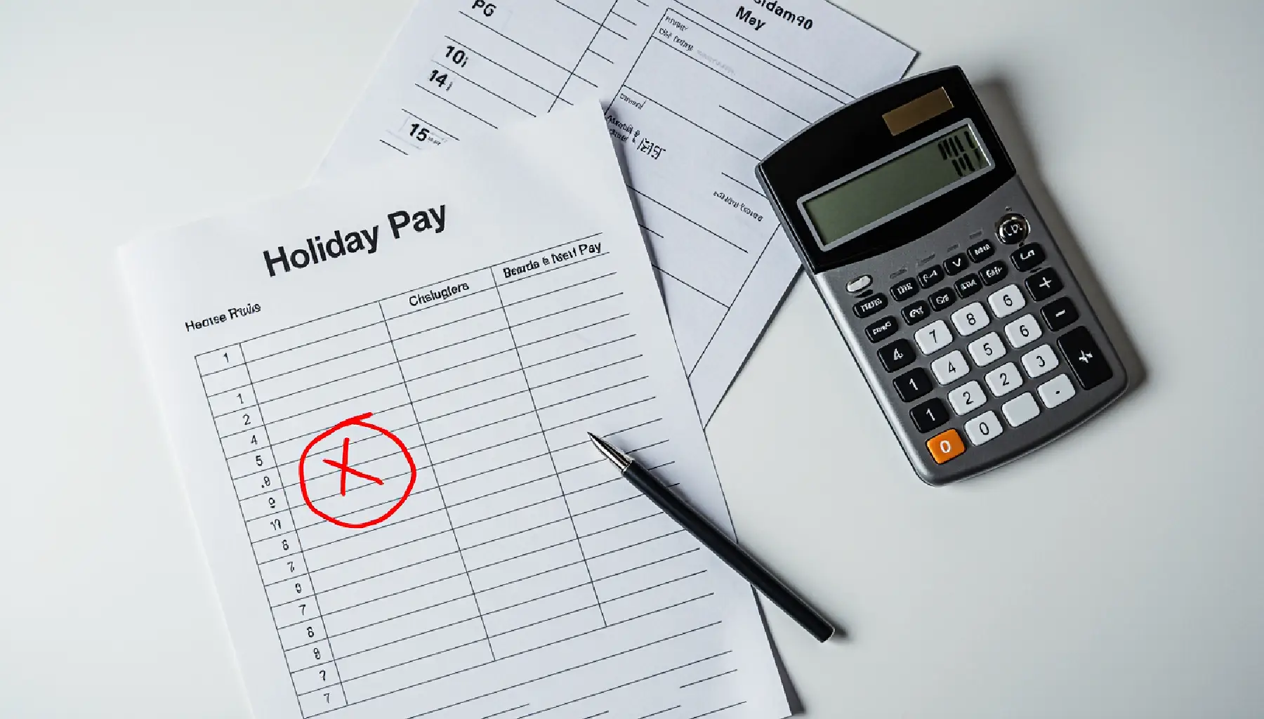 راهنمای کامل محاسبه تعطیل کاری، جمعهکاری و اضافه کاری در سال ۱۴۰۴ 2 محاسبه تعطیل کاری