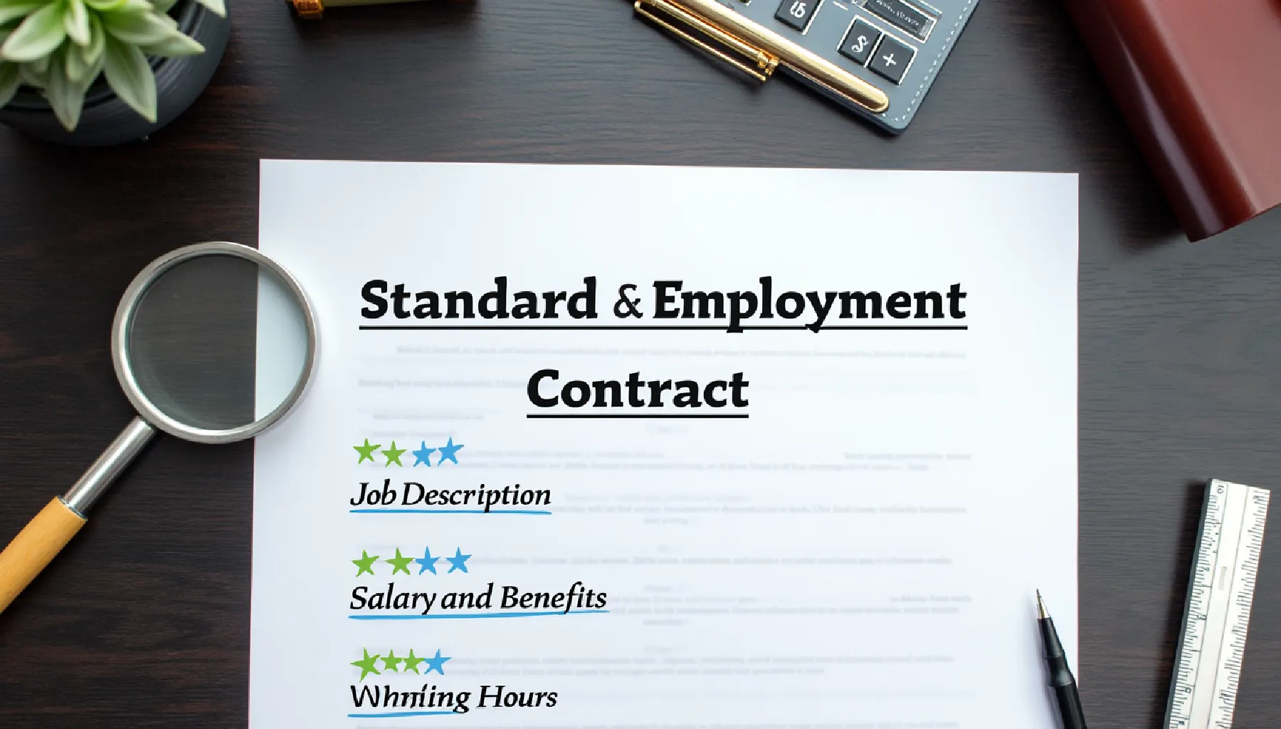 همه چیز درباره قرارداد کار 1404: از انواع آن تا نکات حقوقی که باید بدانید 3 قرارداد استاندارد کاری